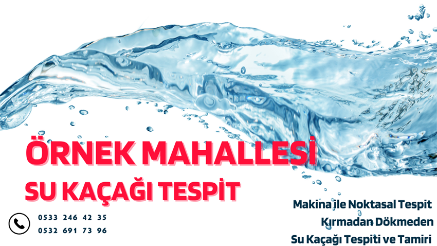 Örnek Mahallesi Su Kaçağı Tespit - 0533 246 42 35