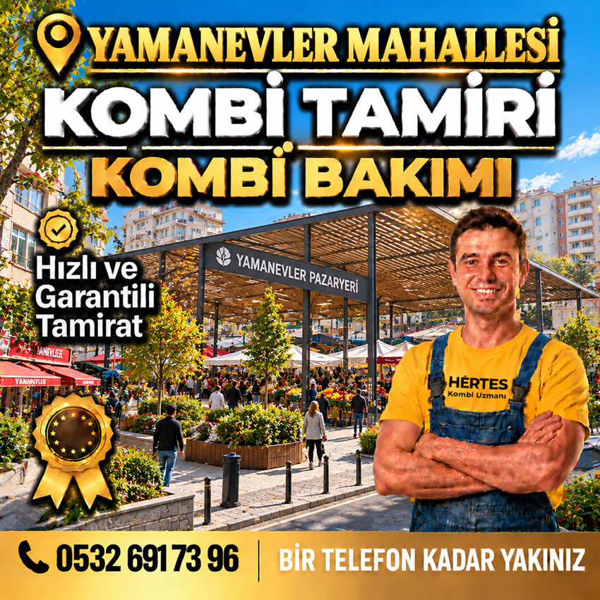 Yamanevler Mahallesi Kombi Tamiri - 0532 691 73 96
